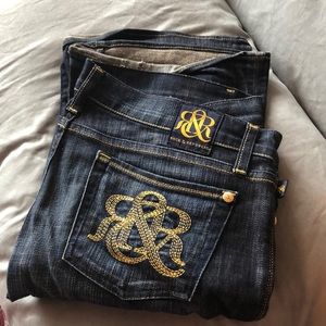 Rock & Republic Crown Logo Jeans